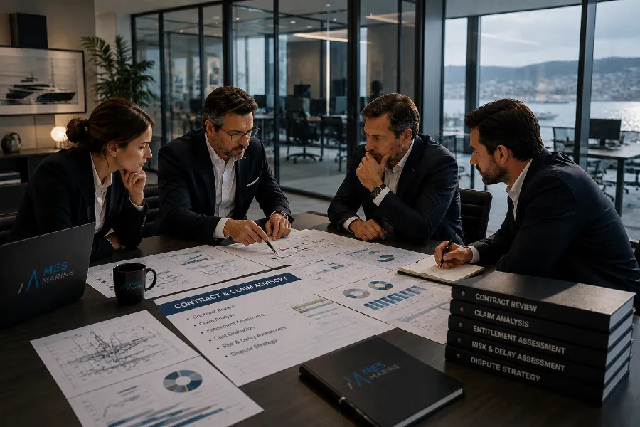 Yacht contract review and claim advisory specialist